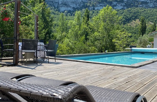 Saint-Antonin Noble Val House | Beautiful Family Villa private salt pool walking distance to St Antonin NVal