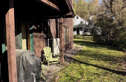 Lake Placid Condo | Beautiful 2-bedroom with private outdoor space. 5min walk to Main Street.