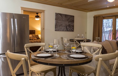 Lake Placid Condo | Beautiful 2-bedroom with private outdoor space. 5min walk to Main Street.
