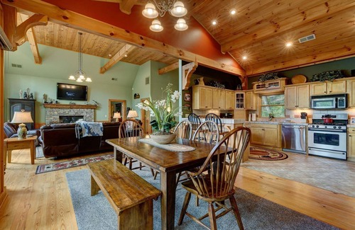 Cullowhee House | Beautiful 2 Story Lake Home with Dock on Lake Glenville!