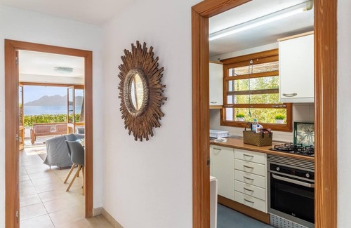 Puerto de Pollensa Apartment | Beautiful, 3 bedroom, ground floor, sea front property, large furnished terrace