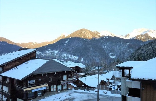 Saint-Jean-dʼAulps Apartment | Beautiful 3-room duplex at the foot of the slopes with TV, DVD, balcony, and parking in Saint-Jean-d'Aulps