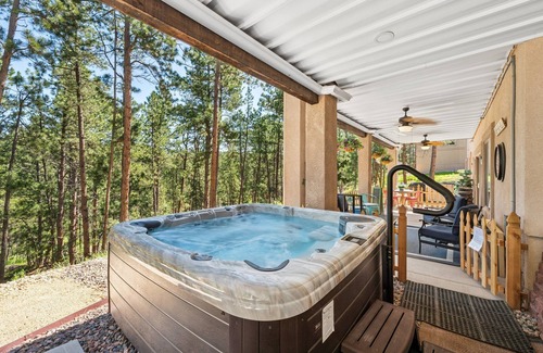 Colorado Springs Apartment | Beautiful 4br, 2 ba on 5 ac. Pvt patio, hot tub & pool table, 10 min fr USAFA