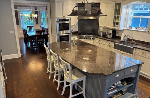 Avon by the Sea House | Beautiful 5+ BR house 1 block from beach with private pool in Avon