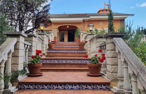 Torrelles de Foix Villa | Beautiful 7 Bed Barcelona Castle Villa, Tennis Court, Pool, & BQ House