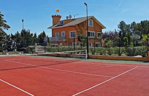 Torrelles de Foix Villa | Beautiful 7 Bed Barcelona Castle Villa, Tennis Court, Pool, & BQ House