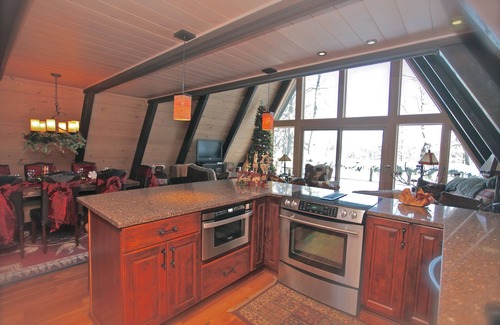 Minocqua Ski Chalet | Beautiful A Frame Chalet On Lake Minocqua Chain