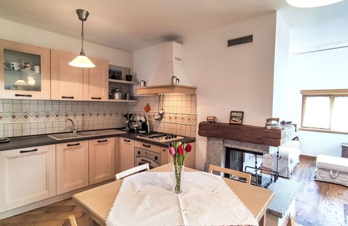 Bleggio Superiore House | Beautiful apartment in villa for 5 people with WIFI, TV, terrace and panoramic view