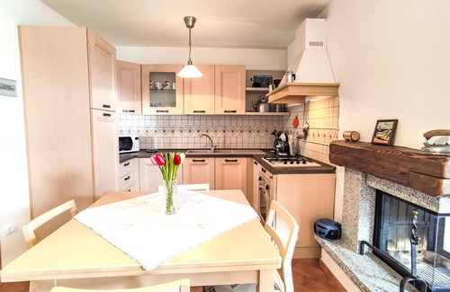 Bleggio Superiore House | Beautiful apartment in villa for 5 people with WIFI, TV, terrace and panoramic view