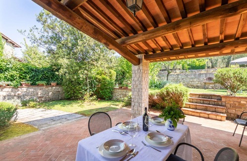 Gaiole in Chianti House | Beautiful apartment in villa for 4 guests with pool, A/C, WIFI, TV and pets allowed