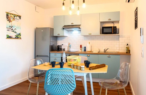 Lit-et-Mixe Apartment | Beautiful apartment for 4 guests with A/C, WIFI, TV, balcony and pets allowed