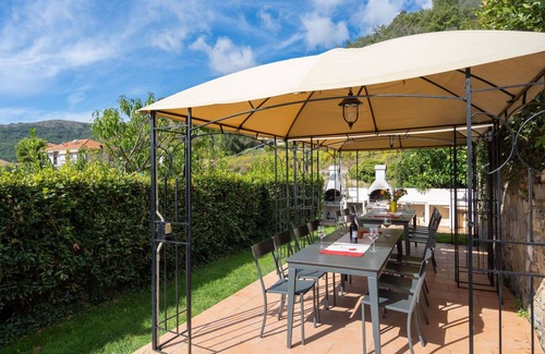 Pietrabruna Apartment | Beautiful apartment for 6 guests with pool, WIFI, TV, patio and panoramic view