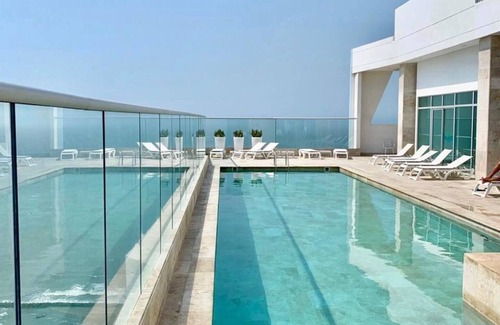 El Laguito Apartment | Beautiful apartment with ocean view located in Cartagena de Indias