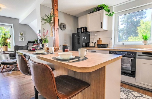 Bernburg Apartment | Beautiful apartment for 3 guests with WIFI, TV and terrace