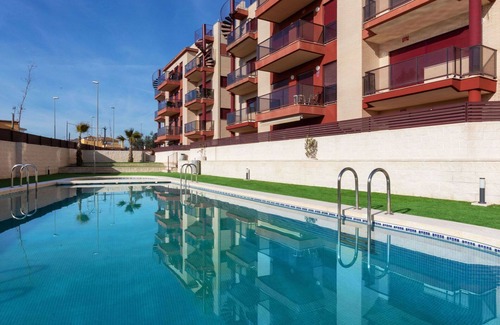 Vinaros Apartment | Beautiful apartment for 4 guests with pool, A/C, WIFI, TV and terrace
