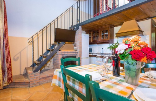 Riparbella Apartment | Beautiful apartment for 3 guests with pool, WIFI, A/C, TV, patio and parking