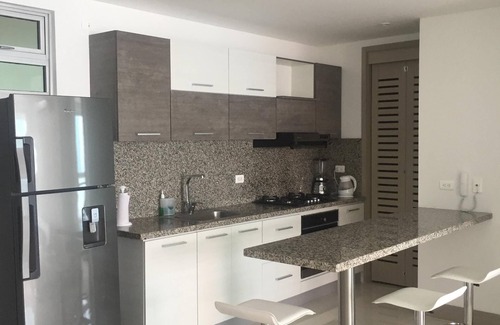 Bocagrande Apartment | Beautiful beachfront two bedroom apartment Bocagrande Palmetto Beach