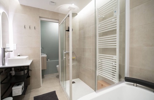 Greolieres les Neiges Condo | Beautiful chalet apartment with wood-burning stove and whirlpool bath