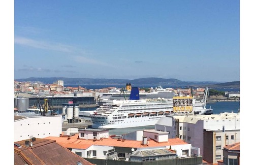La Coruna Apartment | Beautiful city center apartment with views and terrace