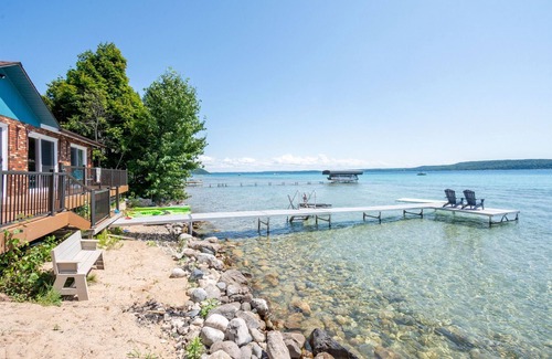 Lake Township House | Beautiful Crystal Lake Waterfront, Central AC, Dock, Kayaks, Paddleboards