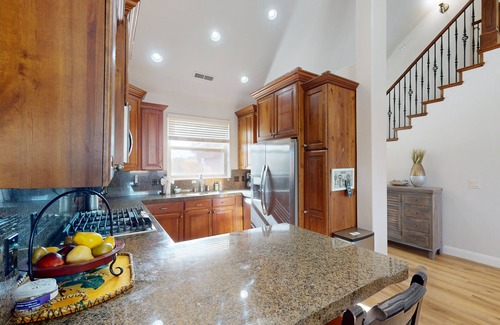 St. George House | Beautiful dog-friendly home with pool & hot tub access, fast WiFi