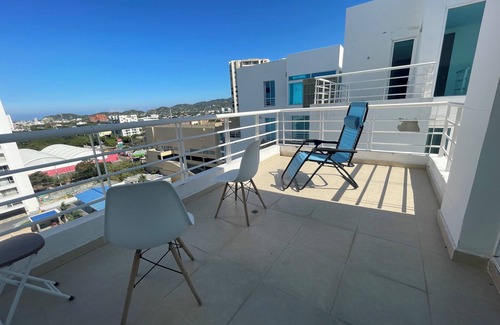 Santa Marta Apartment | Beautiful Duplex Penthouse with Mountain Views of Santa Marta