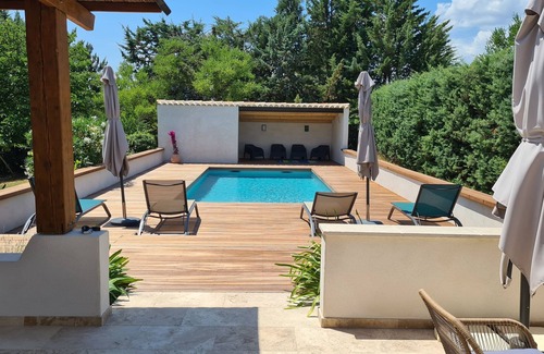 Valflaunes House | Beautiful family home with pool Pic Saint Loup. landscaped and tranquil park