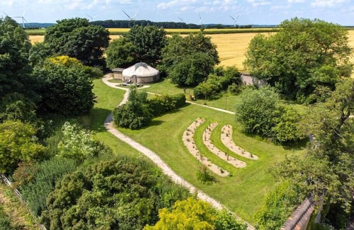 Scunthorpe Apartment | Beautiful Giant Glamping Yurt: Sleeps 8