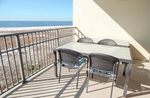 Dauphin Island Condo | Beautiful Gulf Front Condo with well-stocked kitchen and well-appointed balcony.