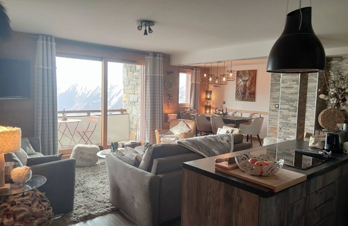 Les Eucherts Apartment | BEAUTIFUL HIGH STAND APART IN LA ROSIERE 5 ROOMS 10 PERS THE FOOT OF THE SLOPES
