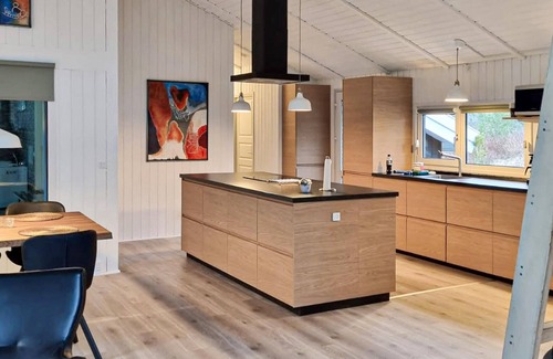 Strandby House | Beautiful home in Jerup with sauna