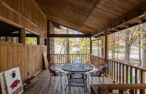 Fayetteville House | Beautiful home- near the University-large outdoor spaces and a hot tub.