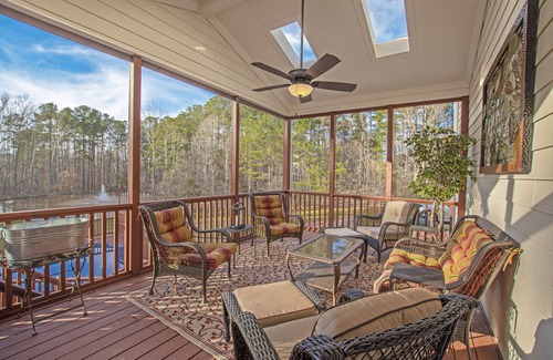 Raleigh House | Beautiful Home on 5+ Acres w/Barn, Private Pond & Heated Saltwater Swimming Pool