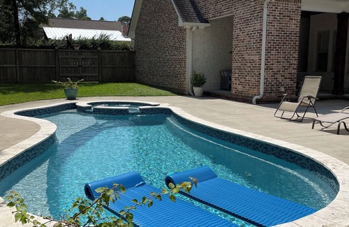 Biloxi House | Beautiful home w pool and jacuzzi, nestled in upscale neighborhood