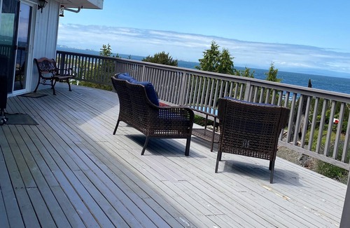 Port Angeles East House | Beautiful home with views of the Straits of Juan De Fuca.