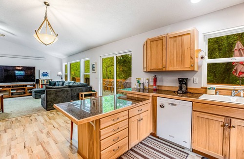 Netarts House | Beautiful home with large deck, gas grill, nestled around the trees