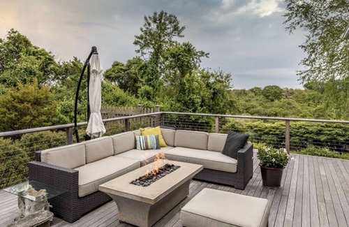 Montauk House | Beautiful house on private country road with pool/hot tub & home office