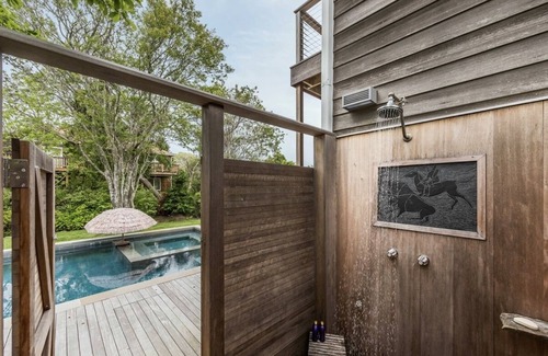 Montauk House | Beautiful house on private country road with pool/hot tub & home office