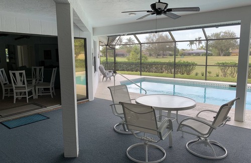 Lely Golf Estates House | Beautiful house with golf course view and gorgeous sunsets.