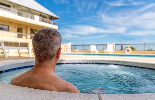 Mexico Beach Condo | Beautiful Inside | Gulf View | Pool + Hot Tub | Elevator