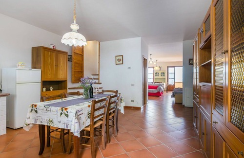 Castellina Marittima Apartment | Beautiful apartment for 17 guests with pool, WIFI, A/C, TV, patio, pets allowed and panoramic view