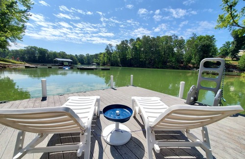 Dandridge Cabin | Beautiful Lakefront Getaway In The Smoky's - Private Dock - Hot Tub - Arcade
