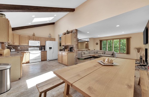 Lakeville House | Beautiful Lakefront House with Private Dock & Hot Tub, Secluded, Air Hockey