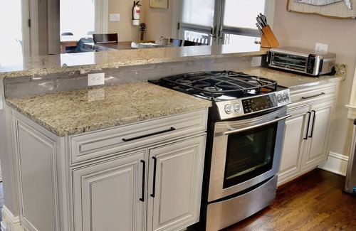 Asbury Park House | Beautiful Lakefront Property Pool and Hot tub open May-September only