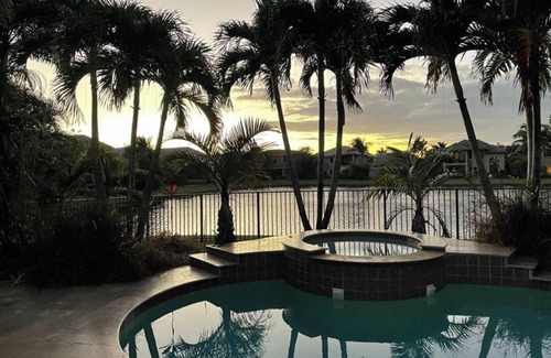 Lake Worth House | Beautiful luxury home; Cabana Bay bedroom; private access to back patio,