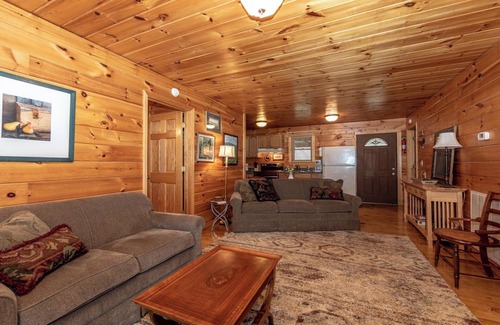 Townsend Cabin | Beautiful mountain cabin with river access. Firepit and wood burning fireplace .