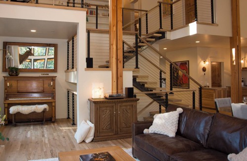 Warm Springs House | Beautiful Mountain Modern Home with well equipped kitchen. Perfect for families.