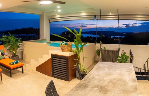 Santa Maria Huatulco Apartment | Beautiful apartment with private pool and breathtaking ocean views!