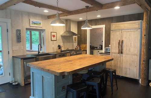 Bridgton House | Beautiful new modern cabin with 100 feet of shoreline on Long Lake
