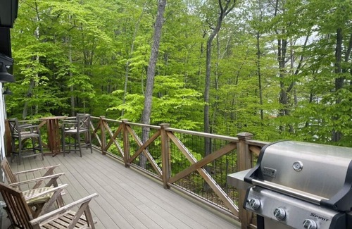 Bridgton House | Beautiful new modern cabin with 100 feet of shoreline on Long Lake